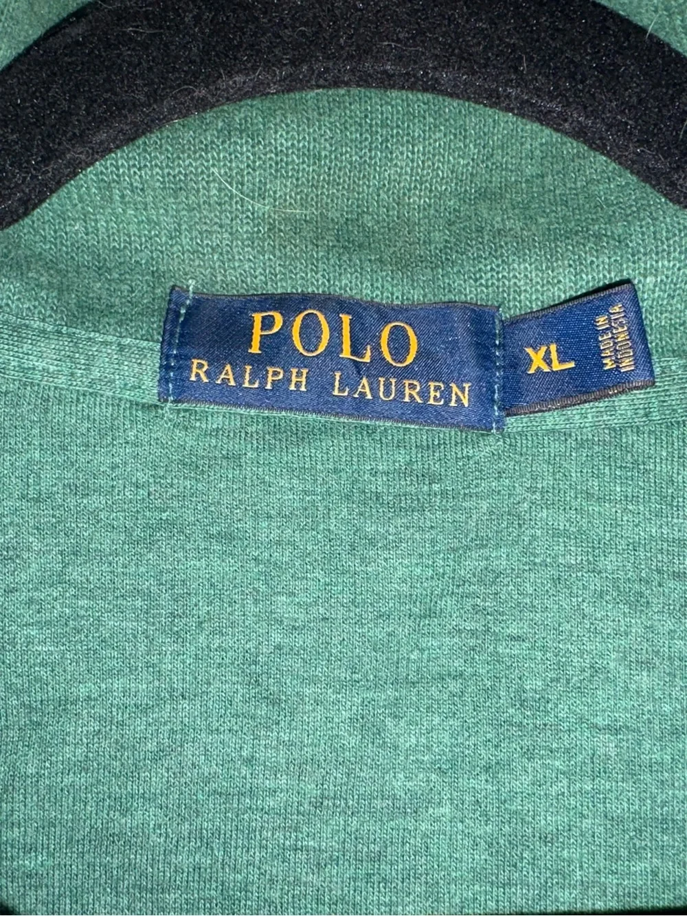 Polo Ralph Lauren Men's Green Quarter Zip Pullover
